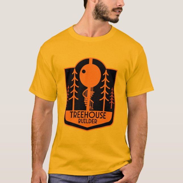 Treehouse Master Builder T Shirt (Framsida)