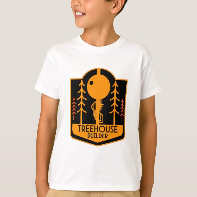 Treehouse Master Builder T Shirt (Framsida)