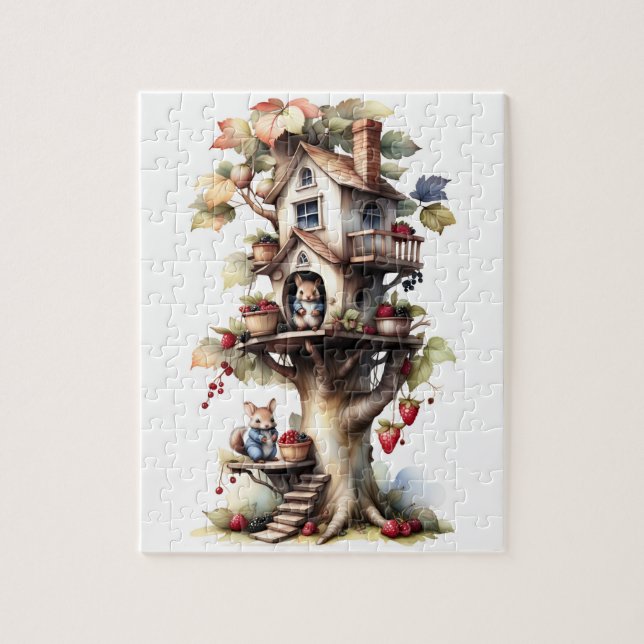 Treehouse Puzzle Pussel (Vertikal)