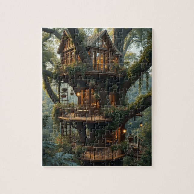Treehouse Puzzle Pussel (Vertikal)