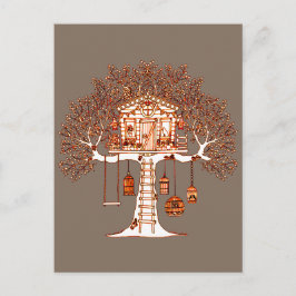 Treehouse Vykort