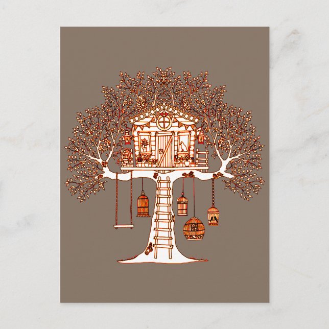 Treehouse Vykort (Framsida)