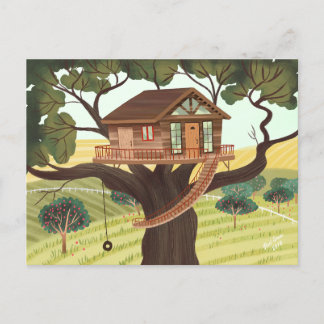 Treehouse Vykort