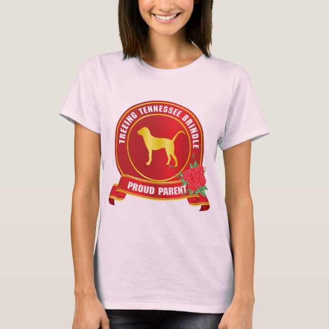 Treeing Brindle Tennessee T-shirt (Framsida)