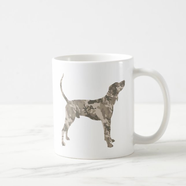 Treeing fotgängareCoonhound Kaffemugg (Höger)