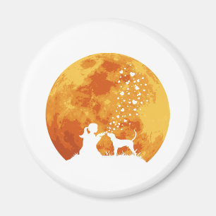 Treeing fotgängareCoonhound Magnet