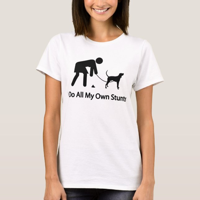 Treeing fotgängareCoonhound T-shirt (Framsida)