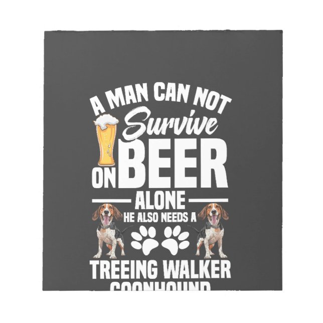 Treeing Walker Coonhound-ägare behöver också Anteckningsblock (Framsida)