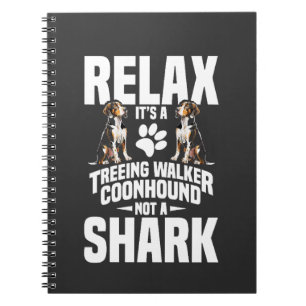 Treeing Walker Coonhound Ägare Valp Slappna Det är Anteckningsbok