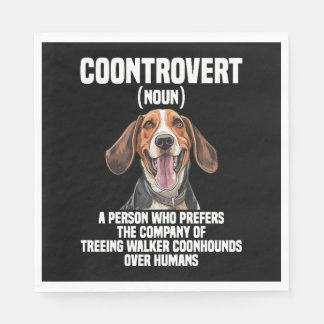 Treeing Walker Coonhound Älskare Hund Coontrovert Pappersservett