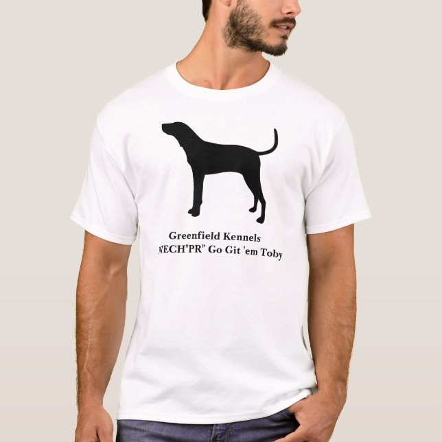 Treeing Walker Coonhound Anpassade Tee Shirt (Framsida)