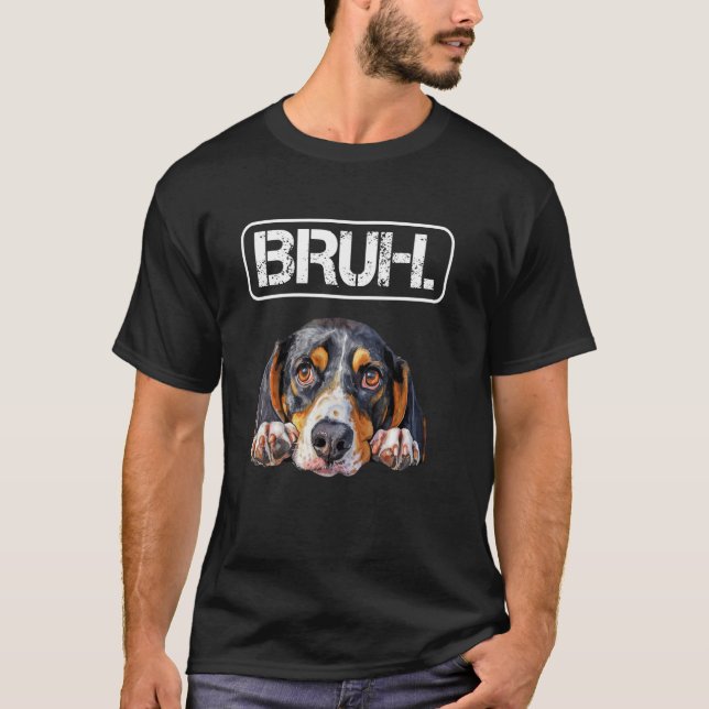 Treeing Walker Coonhound Bruh Rolig Hundägare T Shirt (Framsida)