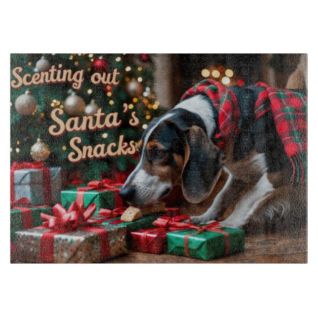 Treeing Walker Coonhound Festive Helgdag jul (Framsidan)