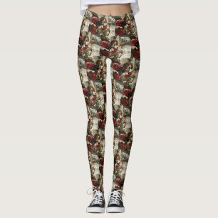 Treeing Walker Coonhound Hund Jul Festiv Leggings