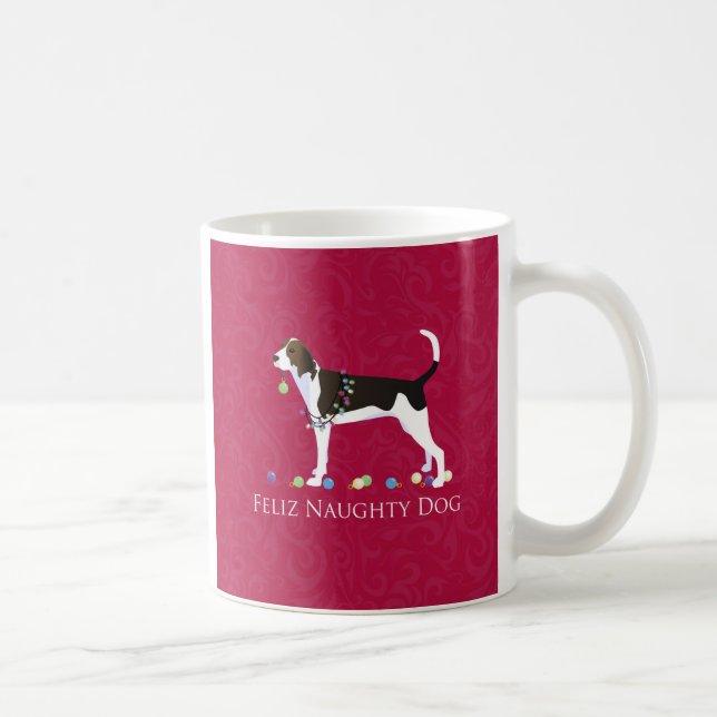 Treeing Walker Coonhound jul Kaffemugg (Höger)