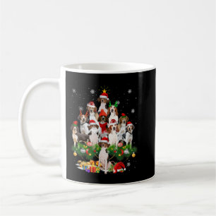 Treeing Walker Coonhound Julgran Ljus Hund Kaffemugg