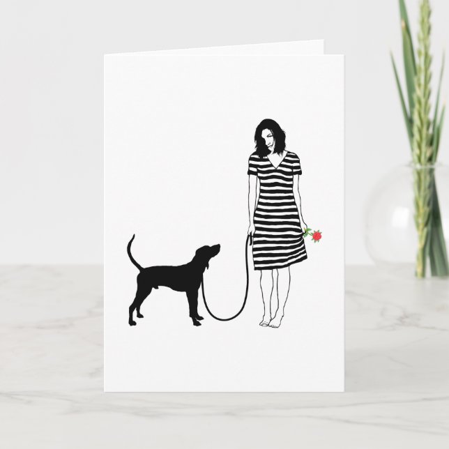 Treeing Walker Coonhound Kort (Framsida)