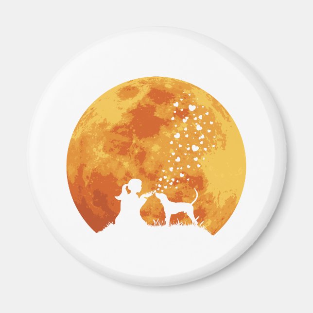 Treeing Walker Coonhound Magnet (Framsidan)