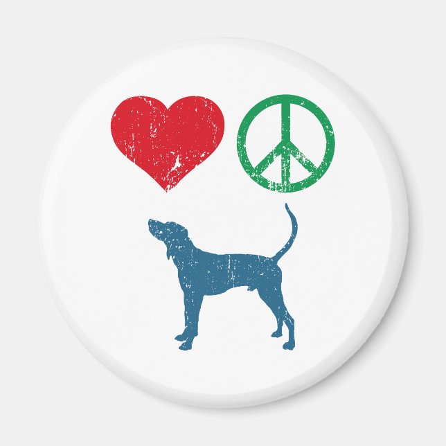 Treeing Walker Coonhound Magnet (Framsidan)