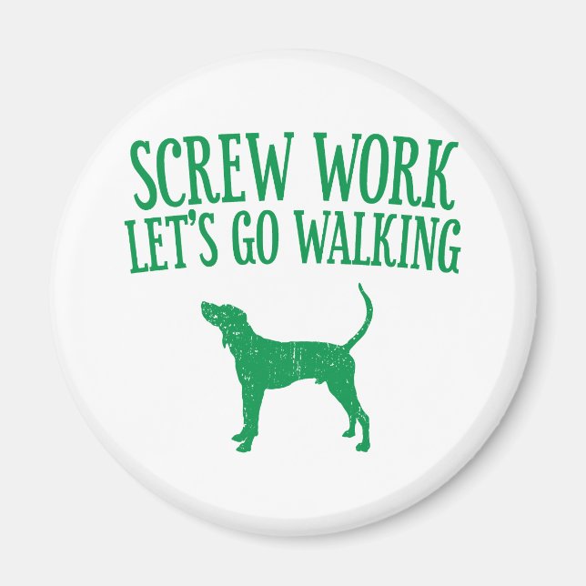 Treeing Walker Coonhound Magnet (Framsidan)