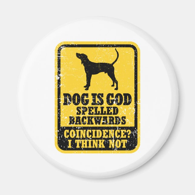 Treeing Walker Coonhound Magnet (Framsidan)