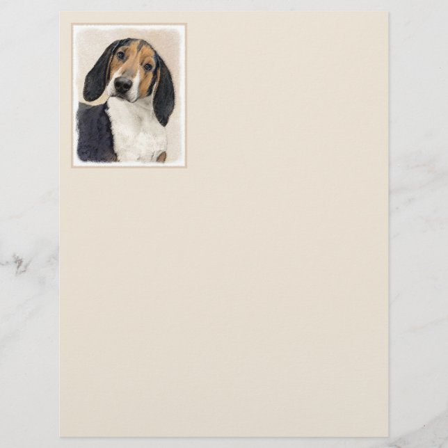 Treeing Walker Coonhound Painting - Original Art (Framsida)