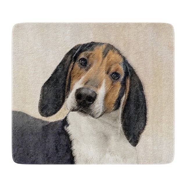 Treeing Walker Coonhound Painting - Original Art (Framsidan)