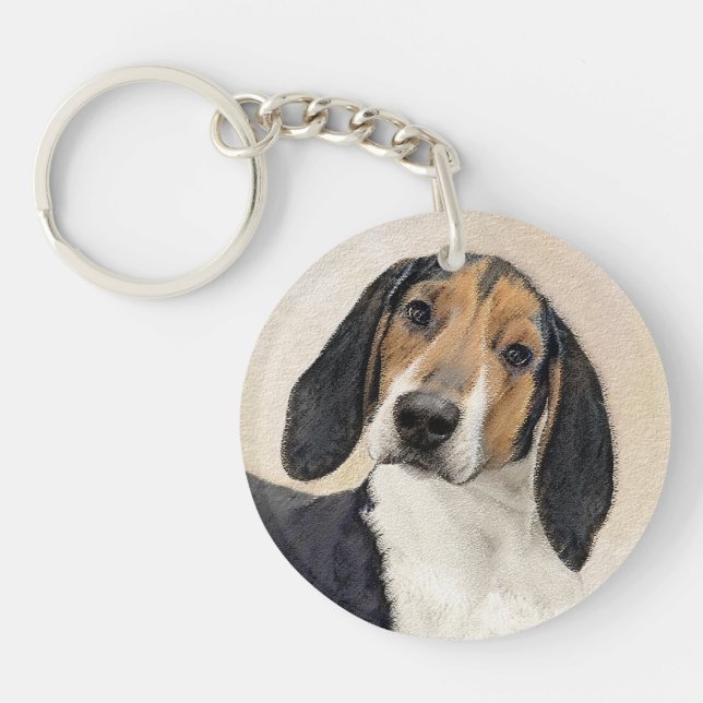 Treeing Walker Coonhound Painting - Original Art (Framsidan)