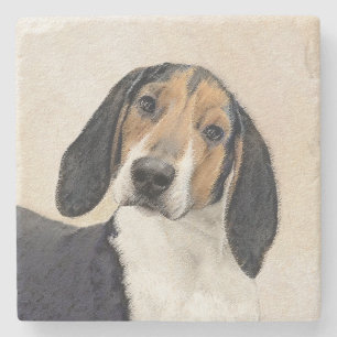 Treeing Walker Coonhound Painting - Original Art Stenunderlägg