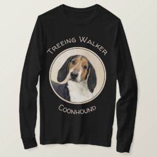 Treeing Walker Coonhound Painting - Original Art T Shirt