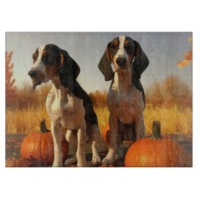 Treeing Walker Coonhound Puppy Autumn Pumpkin (Framsidan)