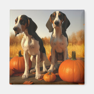 Treeing Walker Coonhound Valp Höst Pumpa Magnet