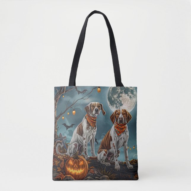 Treeing Walker Halloween Spooky Tygkasse (Framsida)