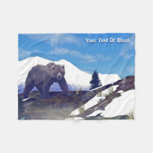 Treeline Grizzly Fleecefilt