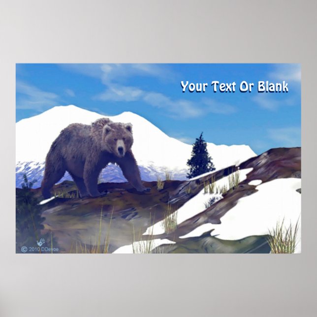 Treeline Grizzly Poster (Framsidan)