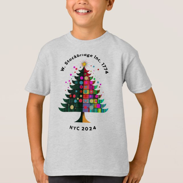 Treemazing Stockbridge Boys T-Shirt White (Framsida)