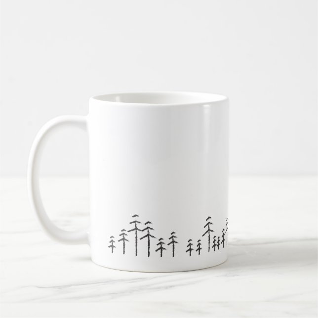 Treescape Minimalist mugg (Vänster)