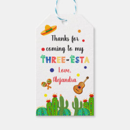 Treesta mexikanska fiesta 3:e födelsedagen party presentetikett