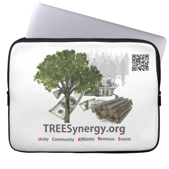 TREESynergy - Laptop sleeve 13 tum (Framsidan)