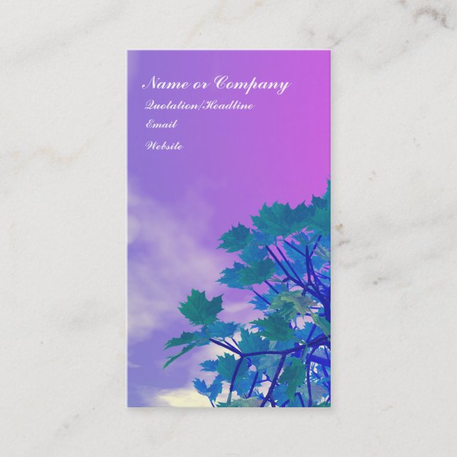 Treetop Visitkort (Framsida)