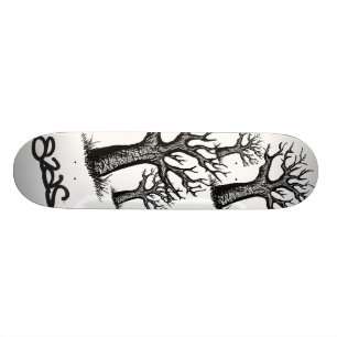 treeyesdäck mini skateboard bräda 18,7 cm