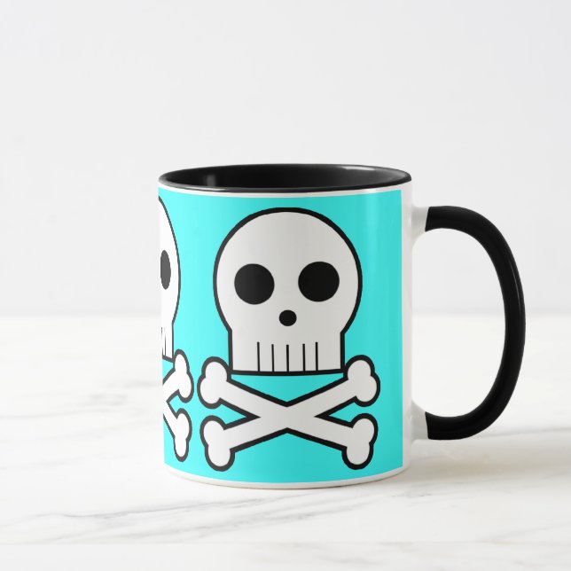 Trefaldig Aqua för kopp för kaffe för (Höger)