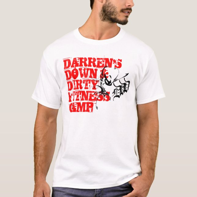 Trefaldig D-lägervit T w/Mask Tee Shirt (Framsida)