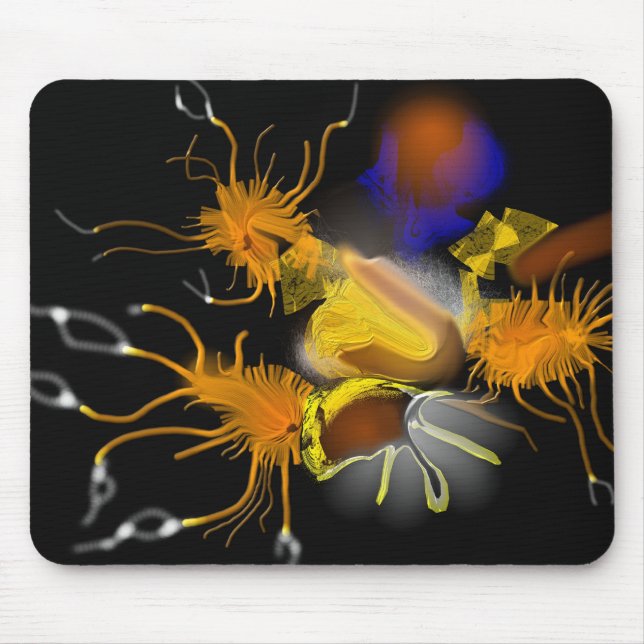 "Trefaldig excentricitet" Mousepad Musmatta (Framsidan)