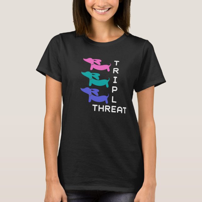 Trefaldig hottax (3 doxies) t-shirt (Framsida)
