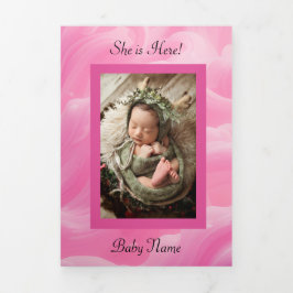 Trefaldig inbjudan till Brev-fetstil