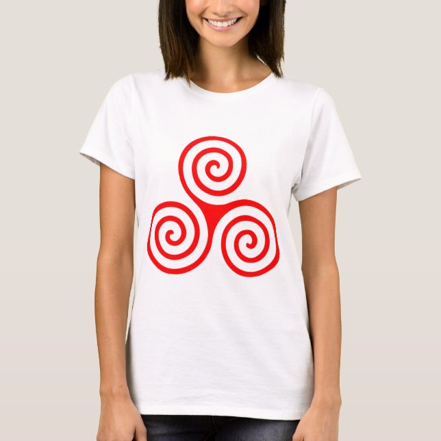 Trefaldig spiral tee (Framsida)