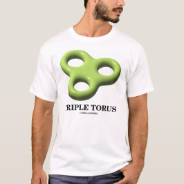 Trefaldig torus (toroiden) t-shirt