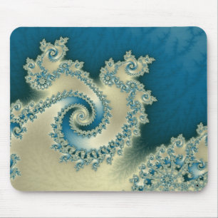 Trefaldig Twirl Mousepad för strand Musmatta