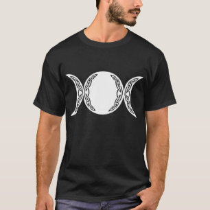 Trefaldigt gudinnamånesymbol t-shirt